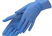 Перчатки нитриловые голубые S 100 шт./50 пар - site41.local - Алматы