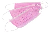 Маска 3-x слойная на резинках в коробке Спанбонд 50штук. - site41.local - Алматы