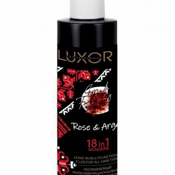 Спрей-флюид для любого типа волос LUXOR COLOR Rose&Argan 18 Wonders несмываемый мультифункциональный 235 мл - site41.local - Алматы