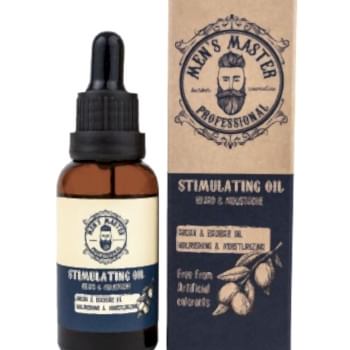 Стимулирующее масло для бороды и усов MEN’S MASTER 30 мл - site41.local - Алматы