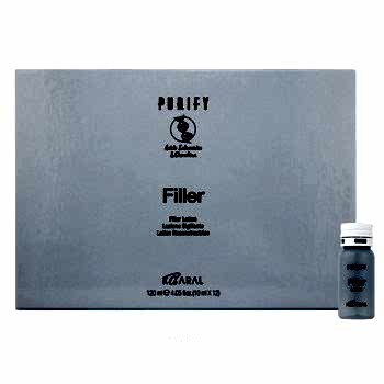 Уплотняющий лосьон для волос Kaaral Purify Filler Lotion в ампулах 12 шт по 10 мл - site41.local - Алматы