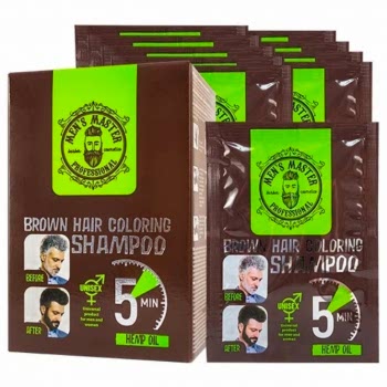 Шампунь окрашивающий для волос MEN’S MASTER Коричневый 1 шт. 25 мл - site41.local - Алматы