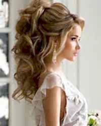 Свадебная прическа на длинные густые волосы от 1500 руб